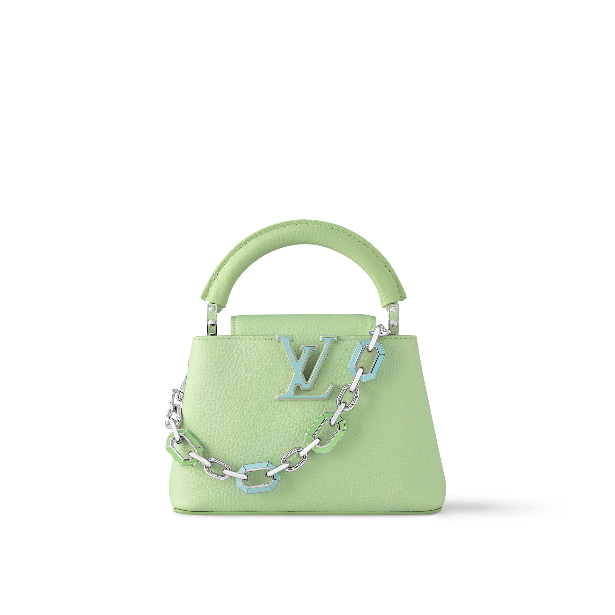 Louis Vuitton ミントグリーン カプシーヌ Capucines Mini Capucines - Handbags | LOUIS VUITTON